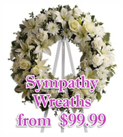 Sympathy Wreaths and Sprays