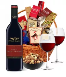 Elegant Wine Basket